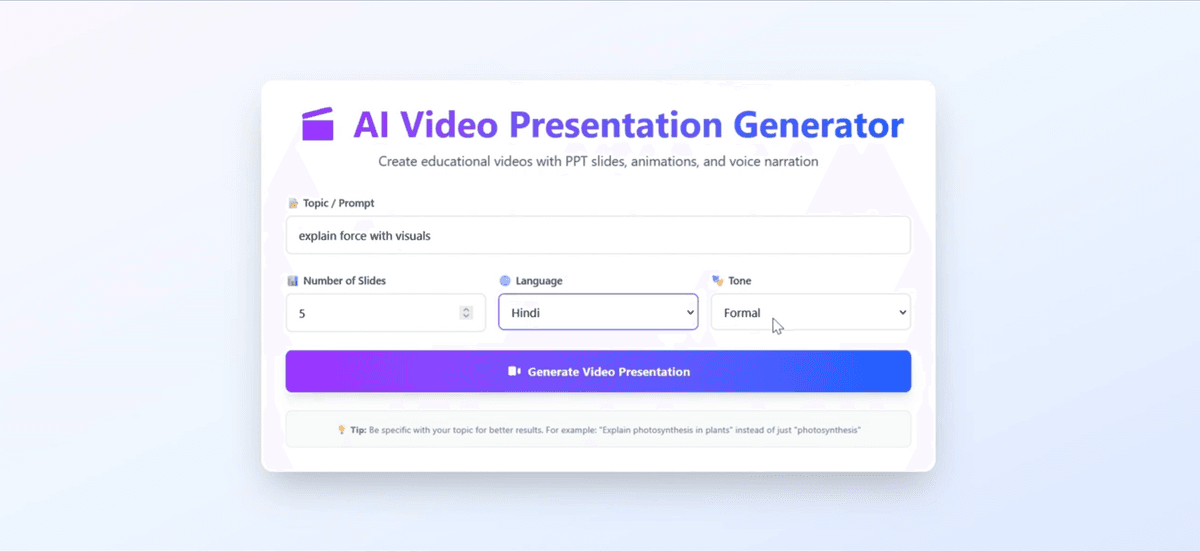 AI-Lecture Generator